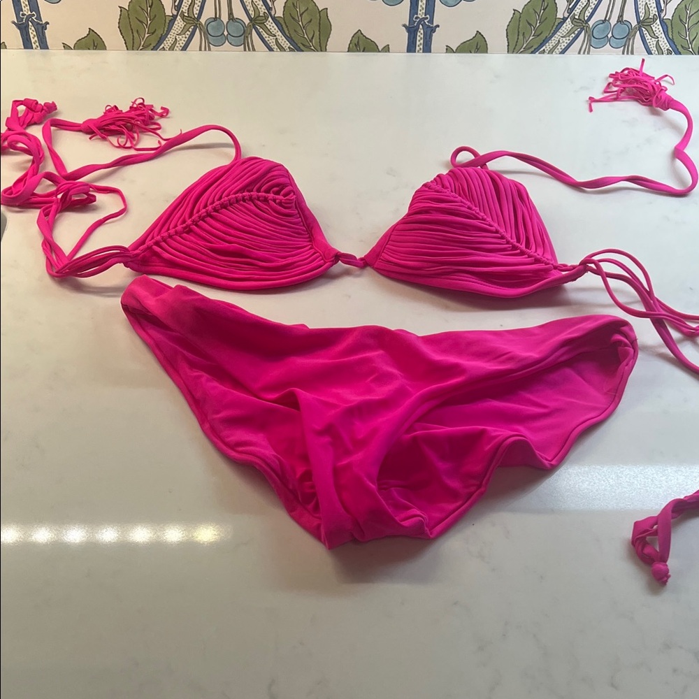 PQ Swin Vibrant Pink Bikini Set